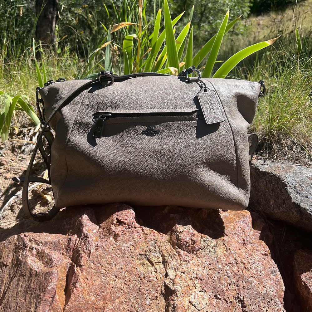 Coach Purse - Primrose Prairie Fog Gray
